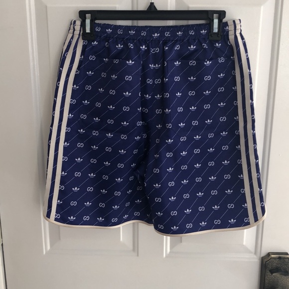 Gucci x Adidas Trefoil Print Shorts - Picture 8 of 11